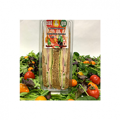 Триъгълен сандвич Ийт енд Го Класик Бекон и кашкавал