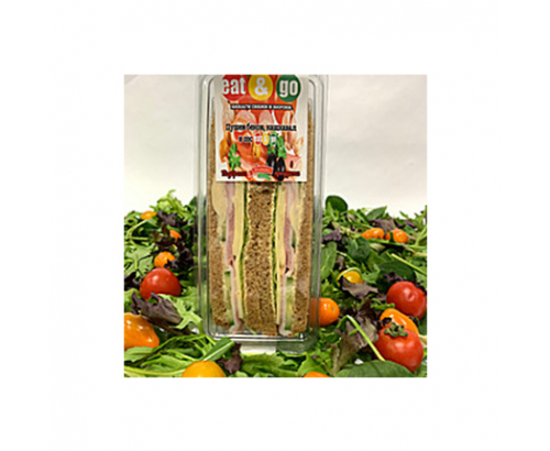 Триъгълен сандвич Ийт енд Го Класик Бекон и кашкавал Триъгълен сандвич Ийт енд Го Класик Бекон и кашкавал