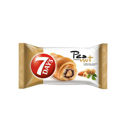 Кроасан 7 Дейс Макс 80г Какаов и фъстъчен крем Кроасан 7 Дейс Макс 80г Какаов и фъстъчен крем