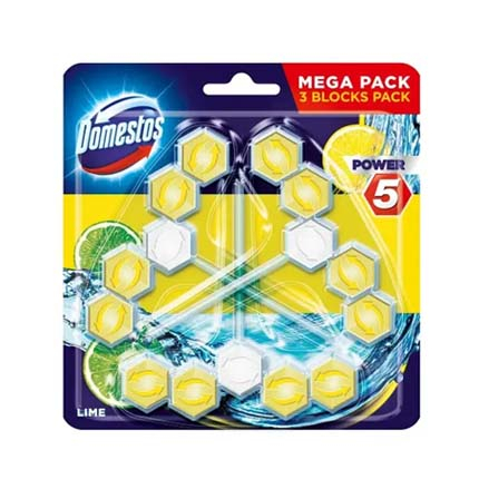 Ароматизатор за тоалетна Доместос 3х50г Пауър 5