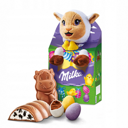 Милка плюшена играчка с шоколадови продукти 96г