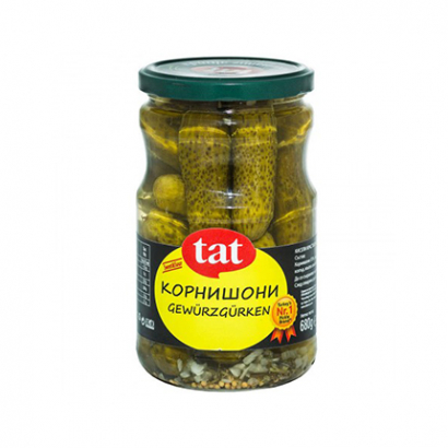 Корнишони Тат 680г