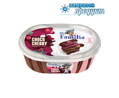 Сладолед Фамилия 345г Череша и Какаов сироп Сладолед Фамилия 345г Череша и Какаов сироп