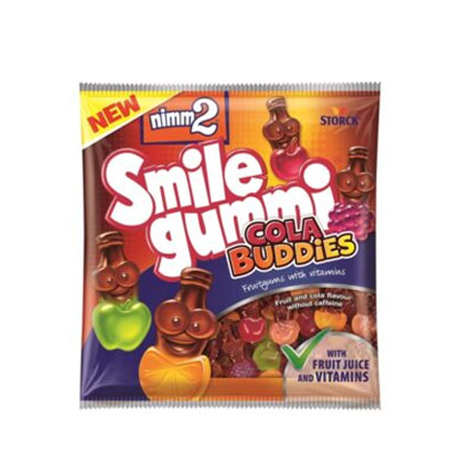 Желирани бонбони Смайлгъми 90г Кола Желирани бонбони Смайлгъми 90г Кола