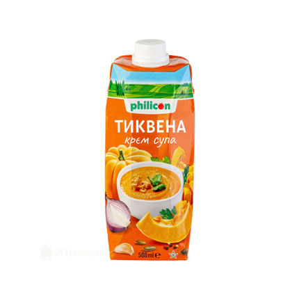 Крем супа Филикон Тиква 500мл Крем супа Филикон Тиква 500мл
