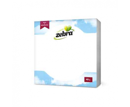 Салфетки Зебра 40бр Салфетки Зебра 40бр