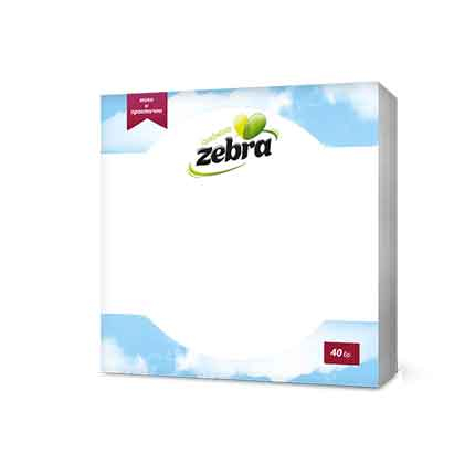 Салфетки Зебра 40бр