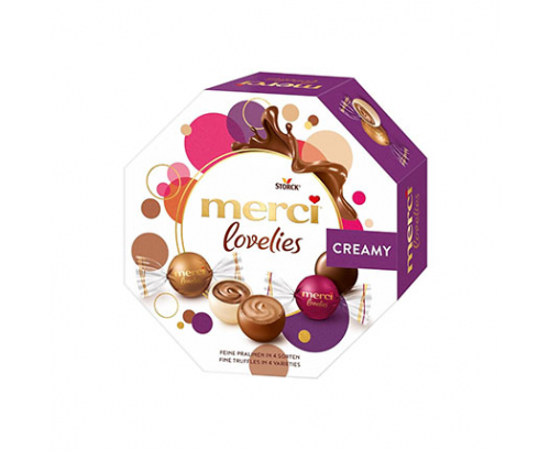 Шоколадови бонбони Мерси Ловлис 185г Крийми Шоколадови бонбони Мерси Ловлис 185г Крийми