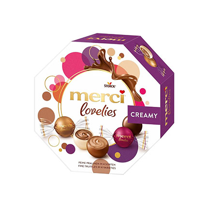 Шоколадови бонбони Мерси Ловлис 185г Крийми