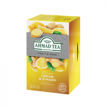 Чай Ахмад 20бр Плодов джинджифил и лимон