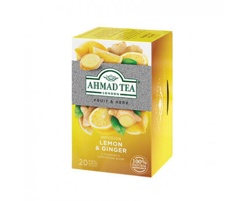 Чай Ахмад 20бр Плодов джинджифил и лимон