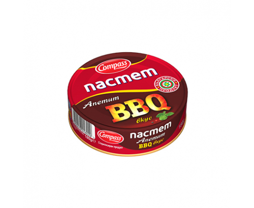 Пастет Компас 180г Апетит Барбекю Пастет Компас 180г Апетит Барбекю