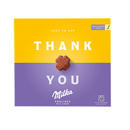 Шоколадови бонбони Милка 110г Благодаря Шоколадови бонбони Милка 110г Благодаря