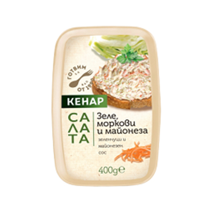 Салата зеле, моркови и майонеза Кенар 400г