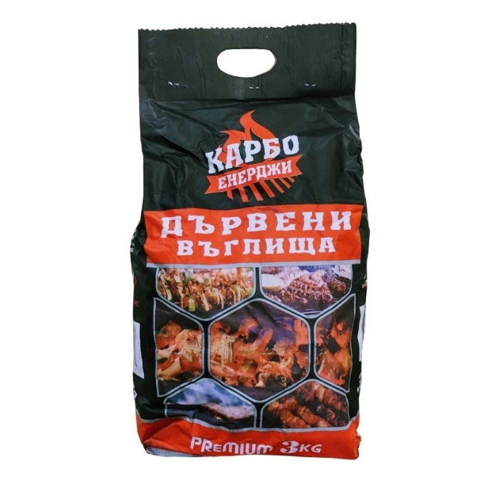 Дървени въглища 3кг