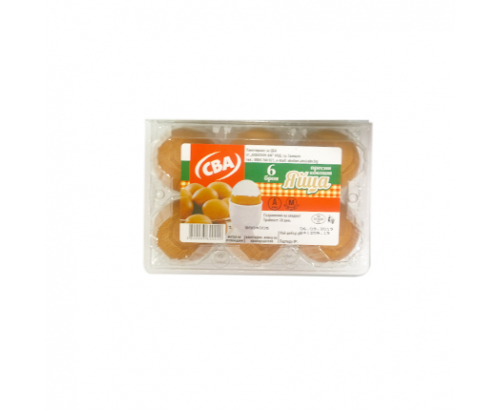 Яйца СВА 6бр М Яйца СВА 6бр М