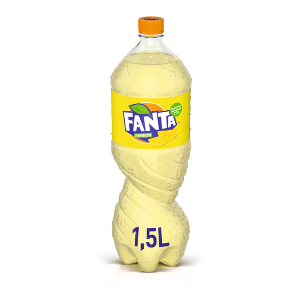 Газирана напитка Фанта 1,5л Лимон