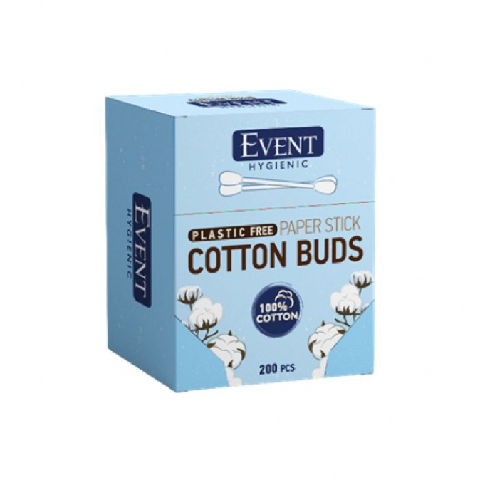 Клечки за уши Евент 200бр хартиени