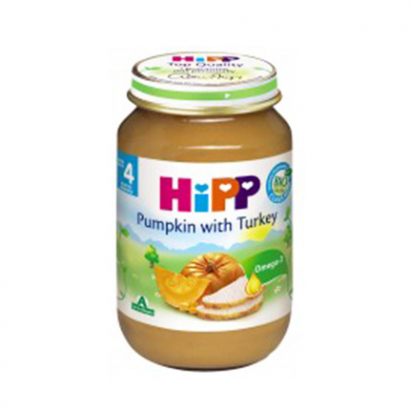 Био пюре Хип 125г Тиква и пуешко месо