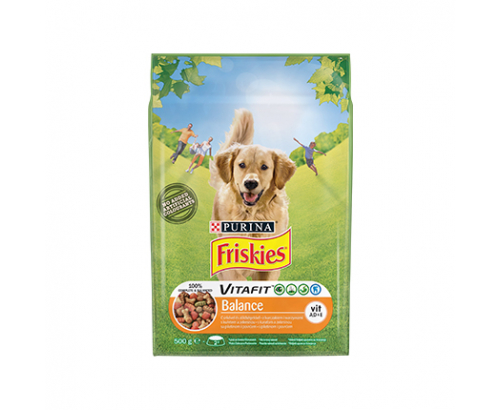 Храна за кучета Фрискас Баланс 500г Суха Храна за кучета Фрискас Баланс 500г Суха