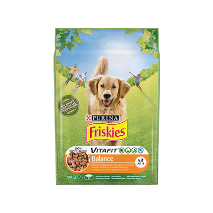 Храна за кучета Фрискас Баланс 500г Суха Храна за кучета Фрискас Баланс 500г Суха
