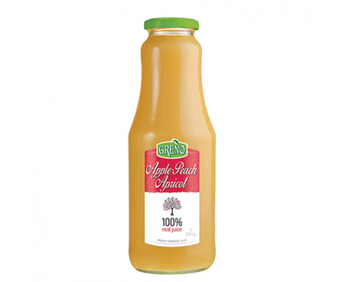 Грено 1л Ябълка, праскова и кайсия Грено 1л Ябълка, праскова и кайсия