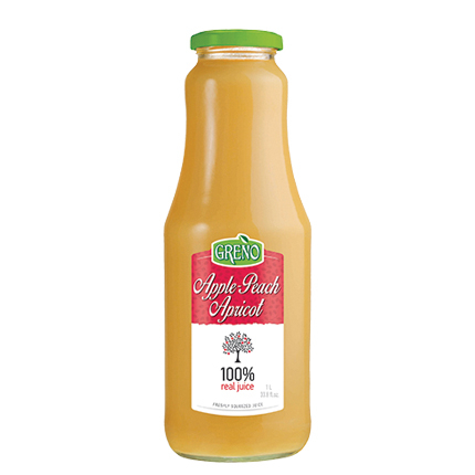 Грено 1л Ябълка, праскова и кайсия Грено 1л Ябълка, праскова и кайсия