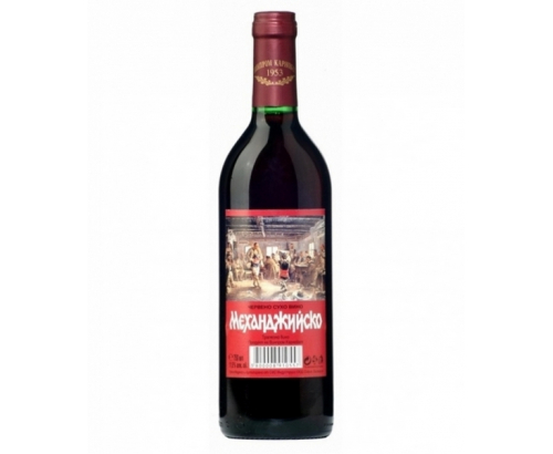 Вино Механджийско 750мл Червено Вино Механджийско 750мл Червено