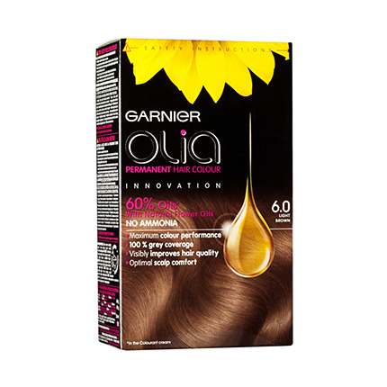 Боя за коса Гарние Олиа 6.0 Светло кафява