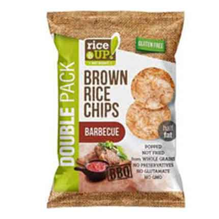 Чипс от кафяв пълнозърнест ориз Райс Ъп 120г Барбекю