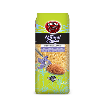 Тръстикова захар Крина 500г