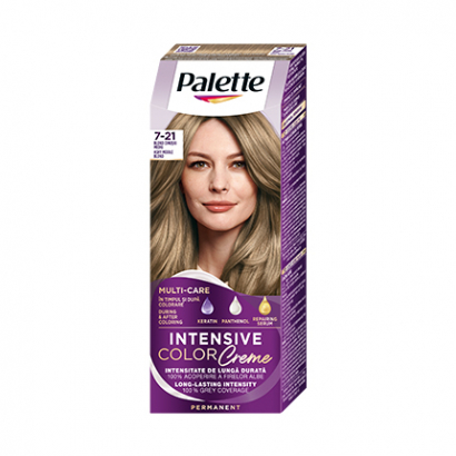 Боя за коса Палете Интензив Калър 7-21 Пепеляв средно рус