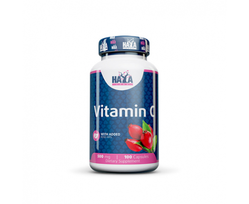 Витамин Ц с розови бодли 500мг 100 капсули