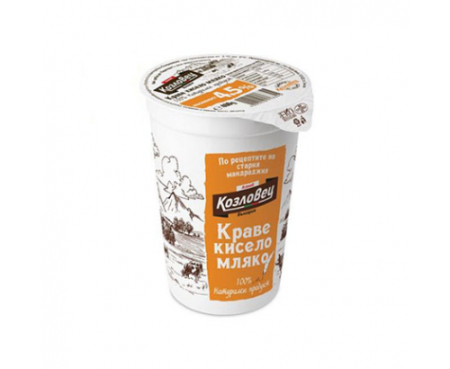 Кисело мляко Козловец 4,5% 400г Кисело мляко Козловец 4,5% 400г