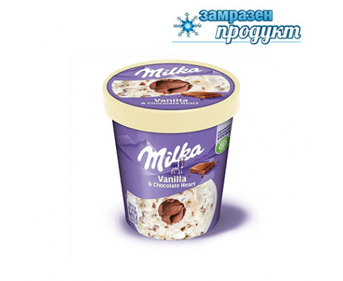 Сладолед Милка 425мл Ванилия шоко Сладолед Милка 425мл Ванилия шоко