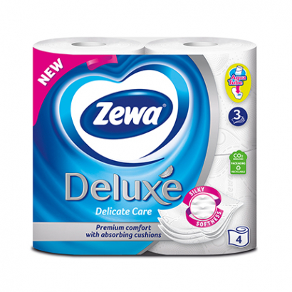 Тоалетна хартия Цева 4бр Деликатна грижа