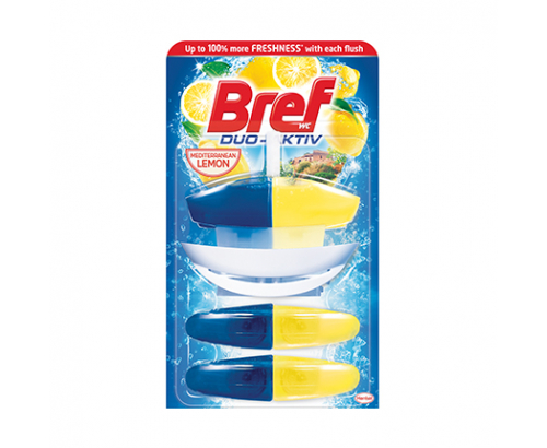 Ароматизатор за тоалетна Бреф Дуо Актив 50мл + пълнител 2х50мл Ароматизатор за тоалетна Бреф Дуо Актив 50мл + пълнител 2х50мл