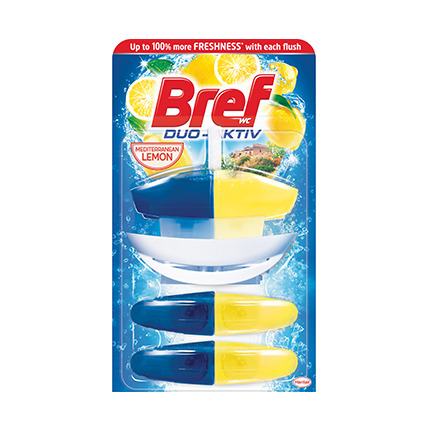 Ароматизатор за тоалетна Бреф Дуо Актив 50мл + пълнител 2х50мл