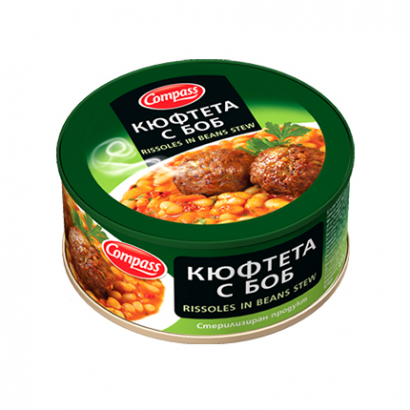 Кюфтета с боб Компас 300г