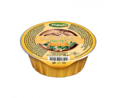 Пастет Дегусто 100г Растителен класик Пастет Дегусто 100г Растителен класик