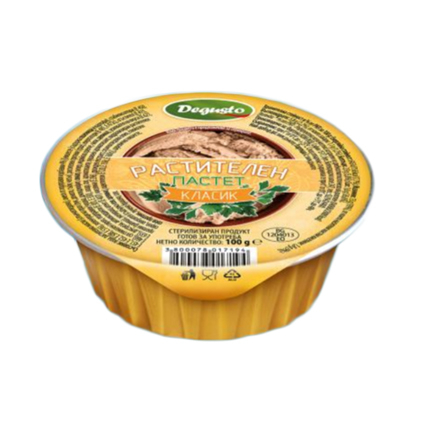 Пастет Дегусто 100г Растителен класик