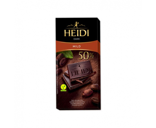 Шоколад Хейди 80г Натурален какао 50% Шоколад Хейди 80г Натурален какао 50%
