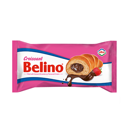Кроасан Белино 80г Какаов крем и ягода