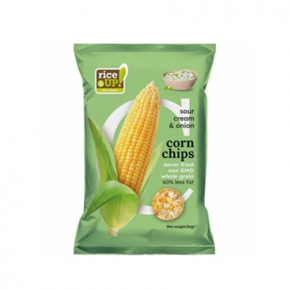 Царевичен чипс Райс Ъп 60г Лук и сметана