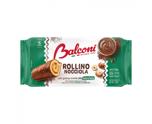 Мини рула Балкони 6х37г Крем лешник Мини рула Балкони 6х37г Крем лешник