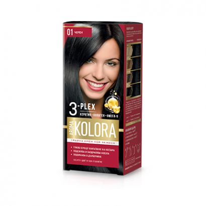 Боя за коса Арома Колор 01 Черен