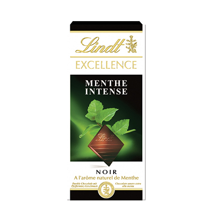 Шоколад Линдт Ексълънс 100г С мента