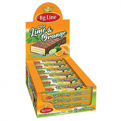 Вафла Стевия без захар 35г Портокал