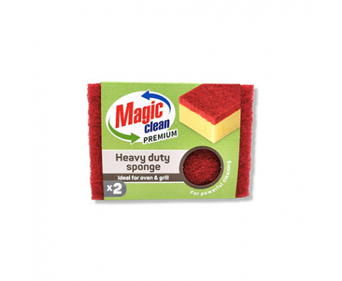 Гъба Меджик Клийн Премиум 2бр За силно замърсени повърхности Гъба Меджик Клийн Премиум 2бр За силно замърсени повърхности