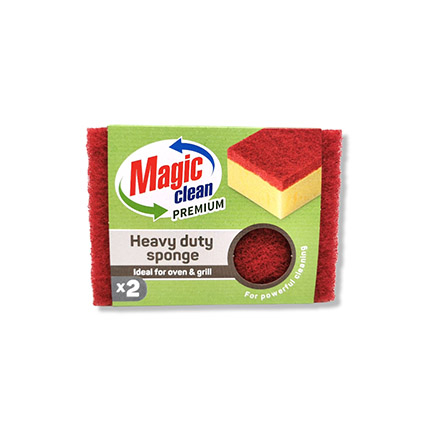Гъба Меджик Клийн Премиум 2бр За силно замърсени повърхности Гъба Меджик Клийн Премиум 2бр За силно замърсени повърхности